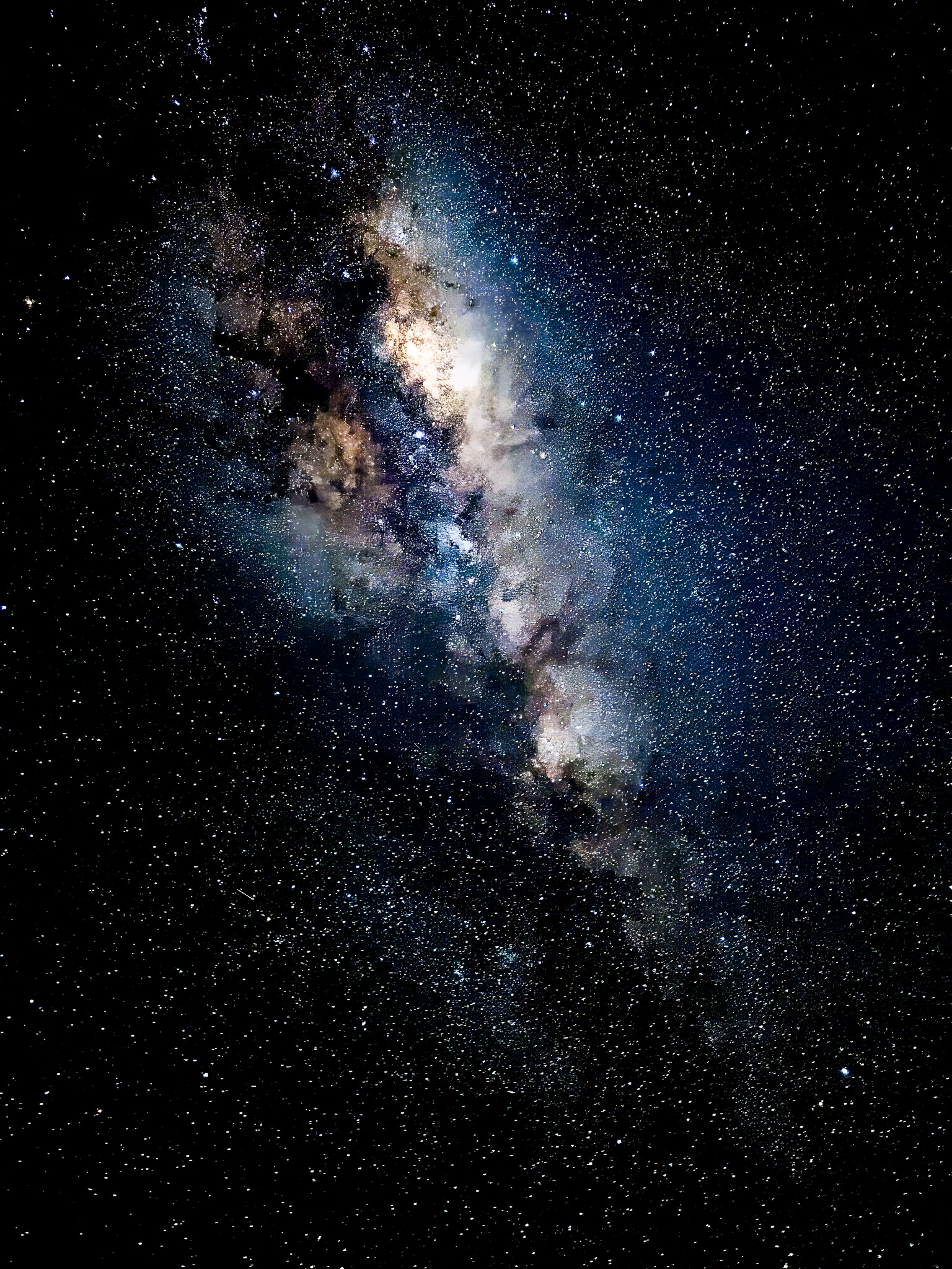 Landscape & Views Spectacular Milky Way night sky showing brilliant stars, cosmic dust clouds, and galaxy center above Clapper Lark Farm showcasing stargazing opportunities